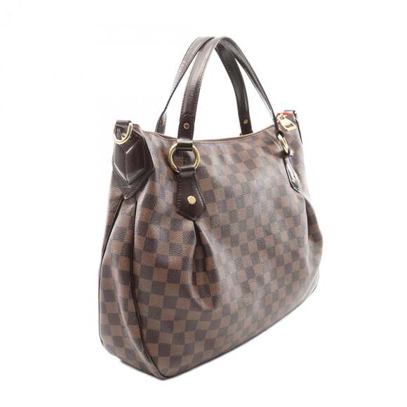 LOUIS VUITTON Brown Damier Leather Bag - Picture 2 of 10